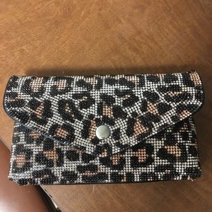 New leopard wallet clutch no brand